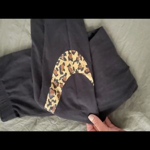 Nike leggings with leopard Nike swoosh